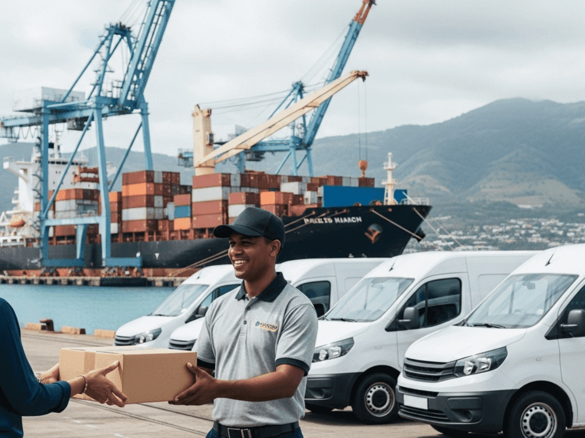 Logistics blog image showing delivery coordination and business operations support