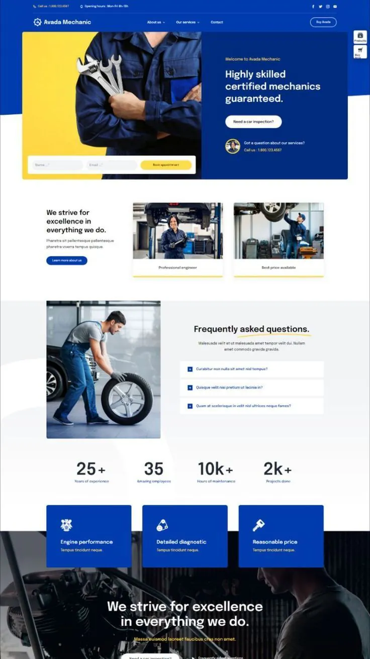 Mobiz website design template 15