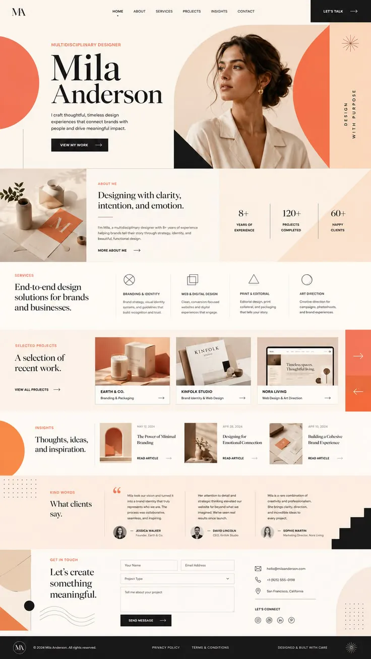 Mobiz website design template 3