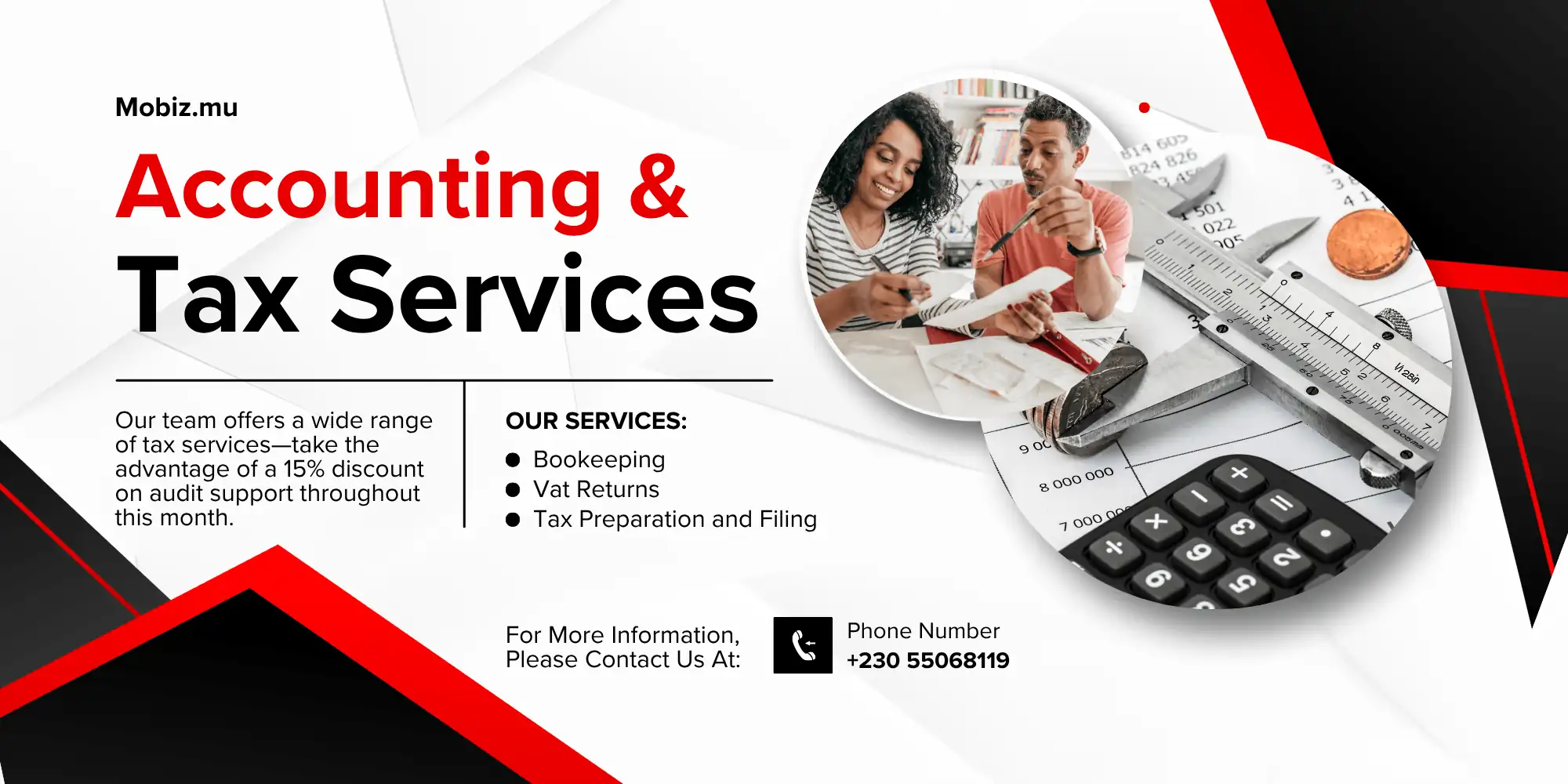 MoBiz.mu Mauritius luxury business websites hero banner showing professional company presentation and premium web design services