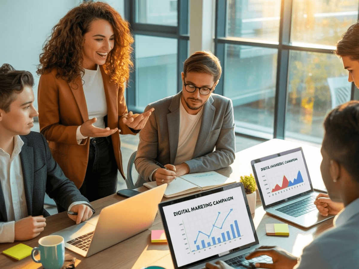 Premium digital marketing strategy portfolio project in Mauritius with campaign planning and business growth collaboration