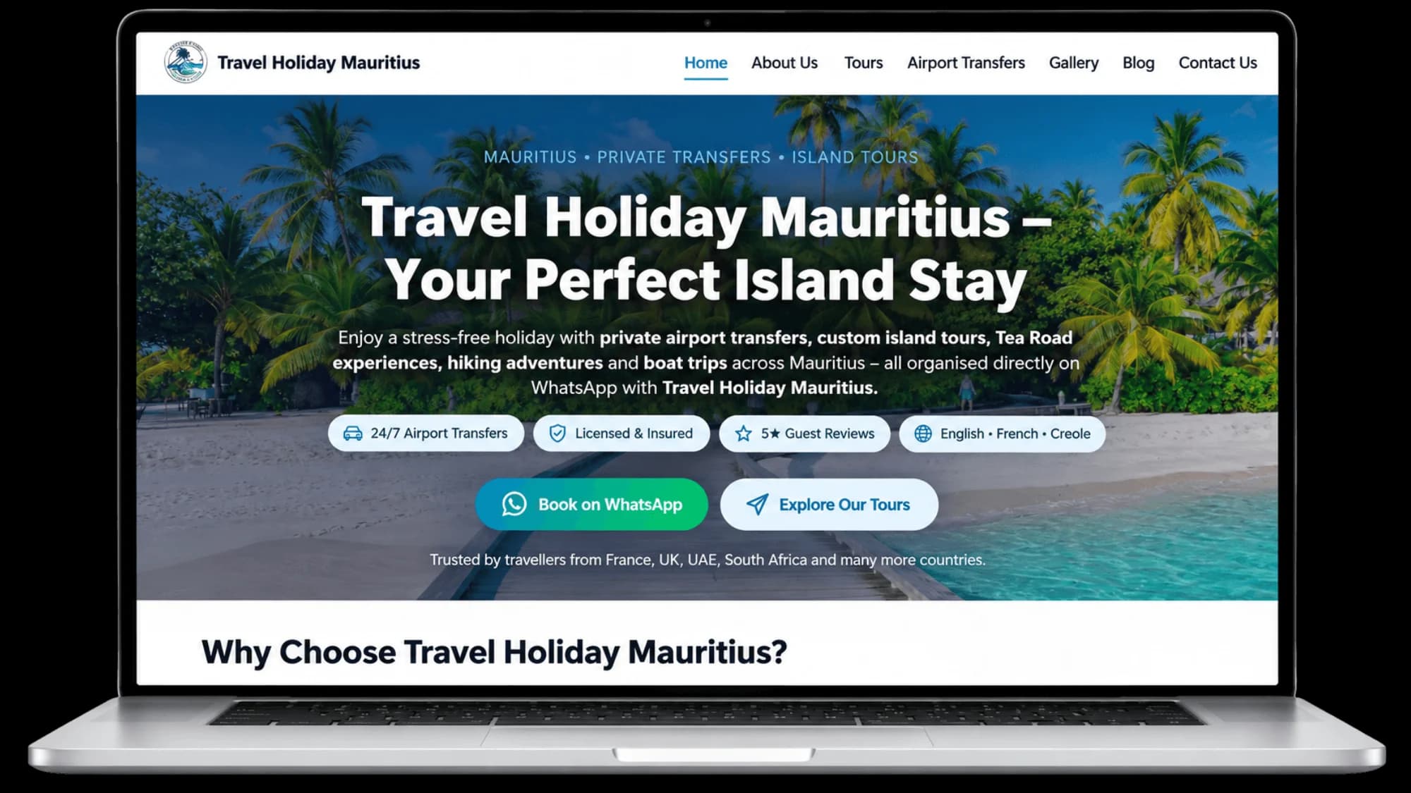 Travel Holiday Mauritius project preview
